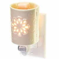 Lampe chauffe-huile électrique en céramique Xiamen Scent-Sational, mosaïque, à brancher, 120V, brûleur d'arômes, lampe de table pour intérieur