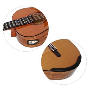 <span class=keywords><strong>Guitare</strong></span> <span class=keywords><strong>classique</strong></span> artisanale professionnelle en Nomex, table en cèdre double, corps en koa massif, touche surélevée et côté porte - Product Image 5