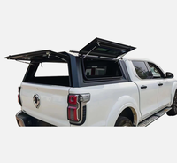 Capot rigide en alliage d'aluminium pour camionnette tout-terrain, imperméable et verrouillable, pour modèles Ram 2500 Ranger GMC Toyota