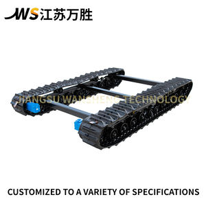 Hobbypioneer — châssis de chenilles à moteur hydraulique, base en caoutchouc pour véhicules agricoles, ybs-330230 - Product Image 2