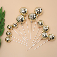 Laser Ball Geburtstags torte Dekoration Insert Card für Weihnachten Event Szene Dekoration Cake Topper