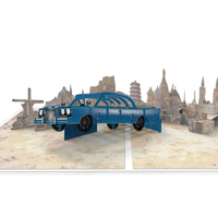 WIPSHENG OEM – cartes d'anniversaire de voiture bleues 3d, design de luxe personnalisé, cartes de vœux pop-up avec musique