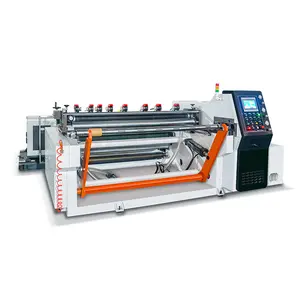 Auto Loading System Jumbo Klebeband Papierrolle Schneid-und Rückspul maschine für Papier