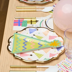 Kit de fête d'anniversaire DAMAI, nouveau design, taille personnalisée, fournitures de fête pour filles, assiettes en papier jetables, vaisselle pour tables - Product Image 3