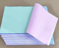 Feuilles de papier autocopiant NCR 65*100cm 70*90mm 77*110mm, image bleue, 48-80g, 5 couleurs, CB CFB CF, papier autocopiant 381mm