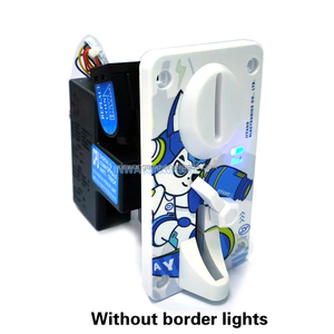 Xinwa JY0001 Aceptador de Monedas Mini de Plástico con Borde LED de Colores, Entrada de 12V, Ranura para Empujador de Monedas y Máquina de Pesca de Muñecas - Product Image 4