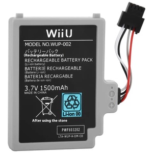 1500mAh thay thế phím điều khiển pin cho Nintendo <span class=keywords><strong>WiiU</strong></span> Wii U Gamepad điều khiển - Product Image 2