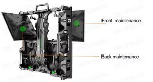 Écran d'affichage vidéo LED RGB sans fil 500x500mm, panneau Hard-HUB, mur vidéo intérieur/extérieur, <span class=keywords><strong>location</strong></span> de scène - Product Image 4