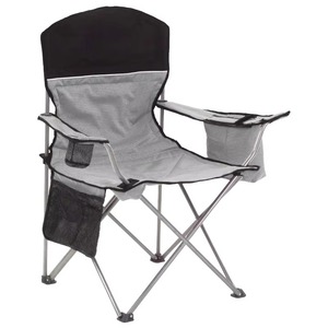 Chaise pliante d'extérieur avec cadre en aluminium, tissu Oxford, dossier haut, portable, pour camping et jardin, style décontracté - Product Image 6