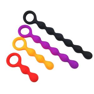 Cuentas Anales de Silicona Coloridas, Tapón <span class=keywords><strong>Anal</strong></span> para Jardín, Juguetes Sexuales para Hombres y Mujeres - Product Image 4