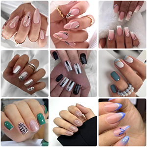 Meilleur rapport qualité-prix, vente en gros, ongles à coller en résine ABS écologique, couleur unie, forme carrée effilée, personnalisables, livraison rapide - Product Image 2