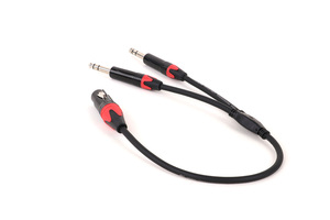 Cavo Microfonico OEM AUC002 XLR Maschio-Femmina con <span class=keywords><strong>Jack</strong></span> da 3,5mm a <span class=keywords><strong>2</strong></span> Connettori <span class=keywords><strong>RCA</strong></span>, Rame Senza Ossigeno, Guaina in PVC, Schermatura Intrecciata - Product Image 2