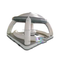 Dôme flottant gonflable pour bar, plateforme gonflable avec tente flottante sur l'eau