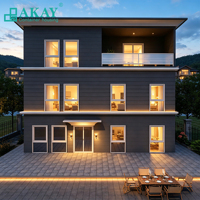 Maison préfabriquée AKAY, installation rapide, maison modulaire préfabriquée portable, petite villa en acier pour le camping, l'hôtellerie
