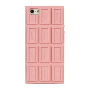 China Manufacturer Creative Design Silicone Chocolate Phone Case OEM Phone Protective Case Cover For Iphone 6/5