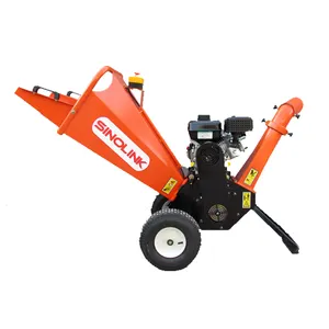 6.5HP LONCIN/DUCAR Gasoline Engine Environmental Greening Tree Small Log Branch Chipper Wood Waste Shredder