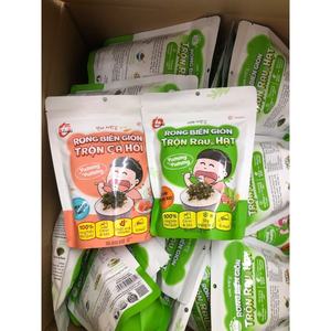 Alga marina crujiente O'Food con verduras y semillas (30g) Delicioso sabor 100% algas marinas de alta calidad cosechadas Precio al por mayor - Product Image 2