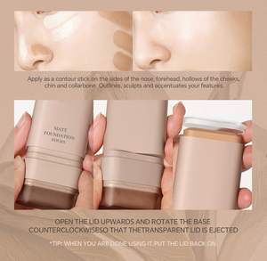 2025 professionale gomma <span class=keywords><strong>fondotinta</strong></span> 5 colori naturale personalizzabile si Logo fondazione per le donne - Product Image 4