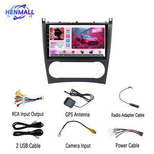 Lecteur DVD de voiture Android avec écran IPS 9 pouces 2 Din GPS WIFI Qualcomm Snapdragon pour Benz W203 C230 <span class=keywords><strong>320</strong></span> 350 <span class=keywords><strong>W209</strong></span> 2004-2007 - Product Image 6