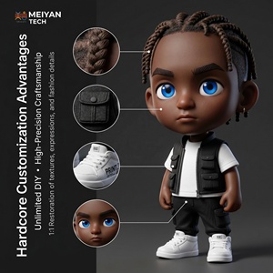 WEIYAN Statuette in Vinile Personalizzate, Figurine Collezionabili Hip-Hop, Giocattoli in Scatola Cieca Personalizzati, Regali per Fan e Blogger - Product Image 2