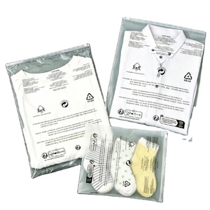 PE Clear Zipper Pouch, Transparent Reclosable Garment <b>Bag</b>, Waterproof Dustproof Plastic <b>Packing</b> <b>Bag</b> - Product Image 1