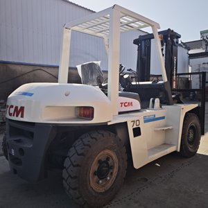 Montacargas <span class=keywords><strong>Manual</strong></span> con Motor Diésel, Componentes Principales: Motor y Caja de Cambios, Usado, <span class=keywords><strong>TCM</strong></span> Komatsu FD70, 7 Toneladas, para Restaurantes, Hogares y Granjas - Product Image 3