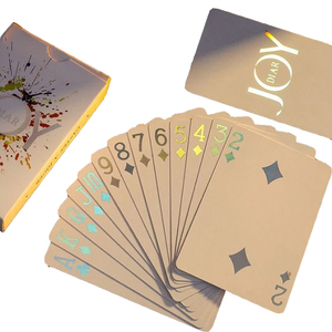 Juego de naipes de póquer personalizado diseño personalizado profesional de alta calidad Impresión de lujo personalizado - Product Image 1