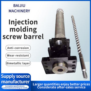 BAIJIU approvisionnement Direct haute qualité bimétallique Injection vis baril résistant à l'usure Stock <span class=keywords><strong>plastique</strong></span> caoutchouc machines PP ABS <span class=keywords><strong>buse</strong></span> - Product Image 6