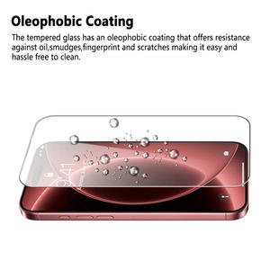 Protector de Pantalla de Vidrio Templado para iPhone 18 Pro y Pro Max, Dureza 9H, Película Antirrayas Ultrafina a Prueba de Explosiones - Product Image 4