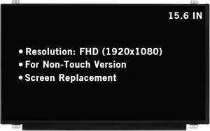 จอแล็ปท็อปแบบบาง ขนาด 15.6 นิ้ว ขายส่ง 40 พิน Lvds 1920*1080 FHD 60Hz Edp ขอบจอบาง แบบด้าน Wled  หน้าจอ TN รุ่น N156HGE-LA1 - Product Image 3