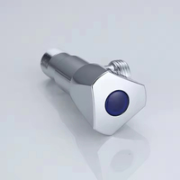 Robinet d'angle en acier inoxydable chromé 1/2 pouce, robuste et durable, prix abordable pour cuisine et salle de bain – Approvisionnement direct usine