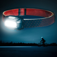 Lampe torche phare LED COB rechargeable par USB Nouveaux phares à capteur de mouvement avec batterie au lithium-ion