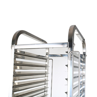 Chariot de boulangerie commercial robuste en acier inoxydable |   Équipement de boulangerie pour cuisine commerciale, restaurant, hôtel, boulangerie, maison