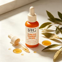 Sérum Bronzant Visage et Corps OEM à l'Huile de Coco et à l'Aloe Vera pour un Éclat Naturel et une Peau Hydratée et Radieuse