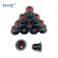 IVOK Sello de Válvula OEM 12482062 Kit de Retén de Válvula de Escape para BMW EX5 E63 E65 E70 X5 E71 X6 E87 E90 N42 N46
