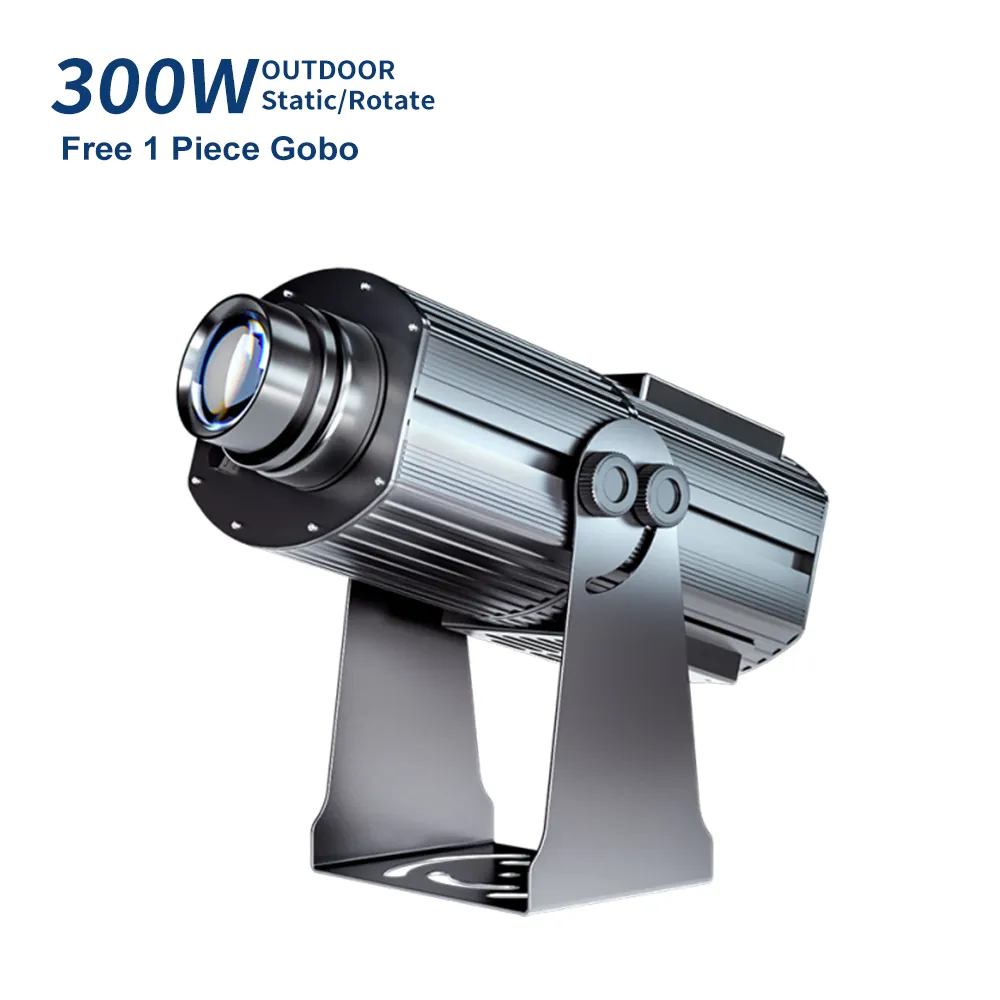 300 Вт высокой четкости светодиодный проектор с логотипом водонепроницаемый светильник Gobo напольный рекламный светильник