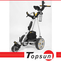 Chariot de golf télécommandé 2026 avec design ergonomique et contrôle automatique en descente &amp;   Système de pliage compact