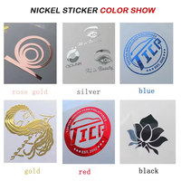 Étiquettes adhésives en vinyle imperméables personnalisées avec impression de logo privé pour l'emballage de cadeaux et d'artisanat, étiquettes d'expédition laminées