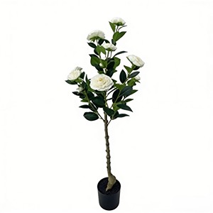<b>Artificial</b> Camellia <b>Tree</b> Faux Camellia <b>Tree</b> Camellia <b>Tree</b> Potted <b>Artificial</b> flowers - Product Image 1