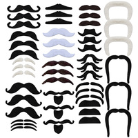 Moustache et barbe artificielles pour Halloween, accessoires de fête, masque, accessoires photo, pattes de souris, barbe de chèvre, barbe artificielle, Chine, unisexe
