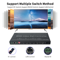 Procesador de Video Wall HDMI 4K60 con Empalme 5x6 y 90° ° /180 °   Rotación para Vigilancia