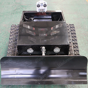Tracteur à chenilles avec chargeur frontal et moteur, largeur de coupe de 30 pouces, tondeuse à gazon télécommandée - Product Image 4