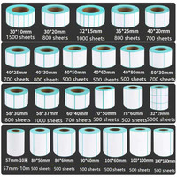 Étiquettes autocollantes thermiques directes blanches Jinshi JS-TP001 4*6 pouces, adhésif puissant pour caisses de supermarchés et expédition express