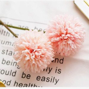 12pcs palla <span class=keywords><strong>di</strong></span> crisantemo artificiale fiori <span class=keywords><strong>di</strong></span> seta ortensia Bouquet da sposa da sposa per la <span class=keywords><strong>casa</strong></span> giardino festa ufficio caffè - Product Image 4