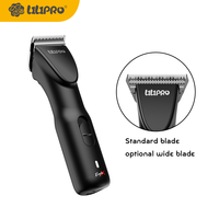 Tondeuse à poils pour animaux LILIPRO EagleX Electric A5 à lame large, 2 vitesses, sans fil, pour chiens, tondeuse à cheveux, ensemble de produits de toilettage pour chevaux