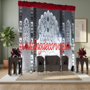 Backdrop Set Display <b>Wedding</b> Background Party Supply Custom <b>Wedding</b> Stage Backdrop Decoration for <b>Wedding</b> Party and More - Product Image 2
