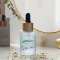 Sérum pour le visage à l'acide hyaluronique hydratant de marque privée OEM ensemble de soins de la peau pure et non grasse pour la réparation du visage sous forme de liquide blanchissant