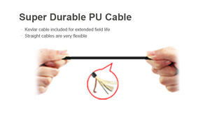 Écouteur espion noir dissimulé pour talkie-walkie portable, radio bidirectionnelle avec interface 3,5 mm, tube acoustique, écouteur - Product Image 3