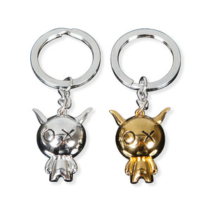 Tùy Chỉnh Thực Hiện Biểu Tượng Kim Loại Móc Khóa Da 3D Ring Keyring Hình Men Tùy Chỉnh Thiết Kế Không Gỉ Keychain - Product Image 4