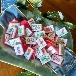 Juego de Mahjong Navideño Estilo Moderno Paradise, Fichas de Mahjong Americanas Personalizadas, 160 Piezas, Fichas Acrílicas de Lujo - Product Image 2